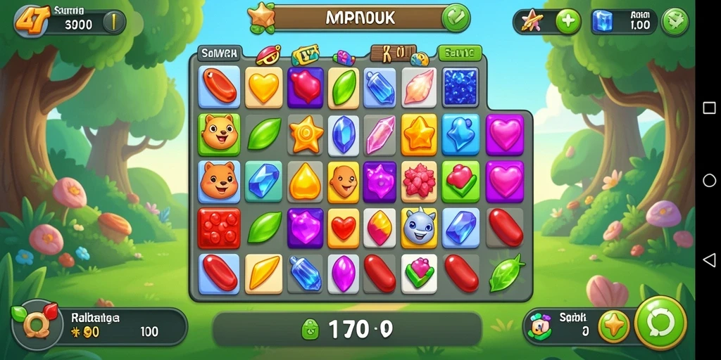 Tampilan gameplay seru dan penuh warna di 47F.