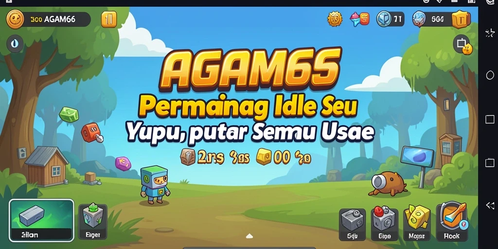 Tangkapan layar menunjukkan aksi permainan Idle yang menarik.