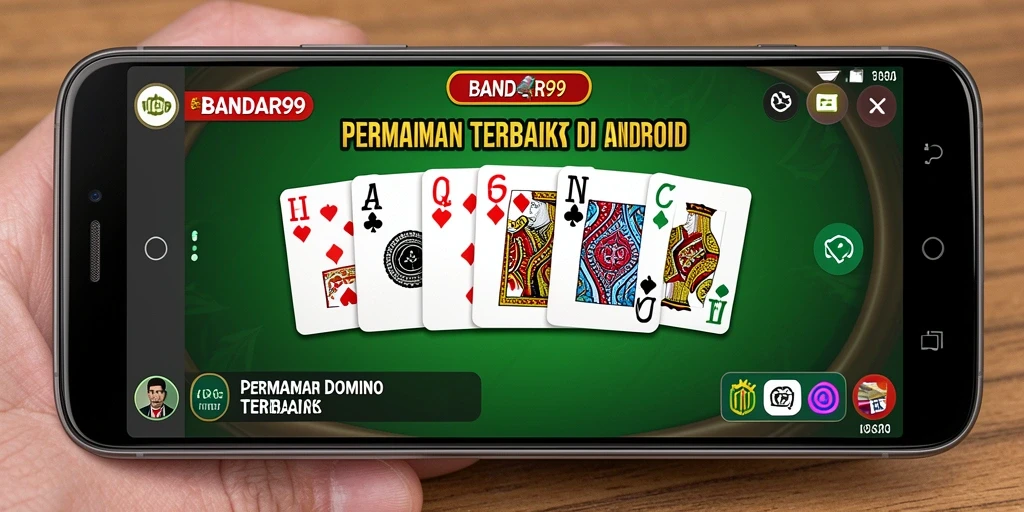 Tampilan menarik gameplay domino di BANDAR99.