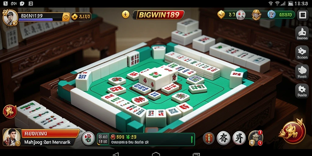 Tampilan menarik dari gameplay Mahjong di BIGWIN189.