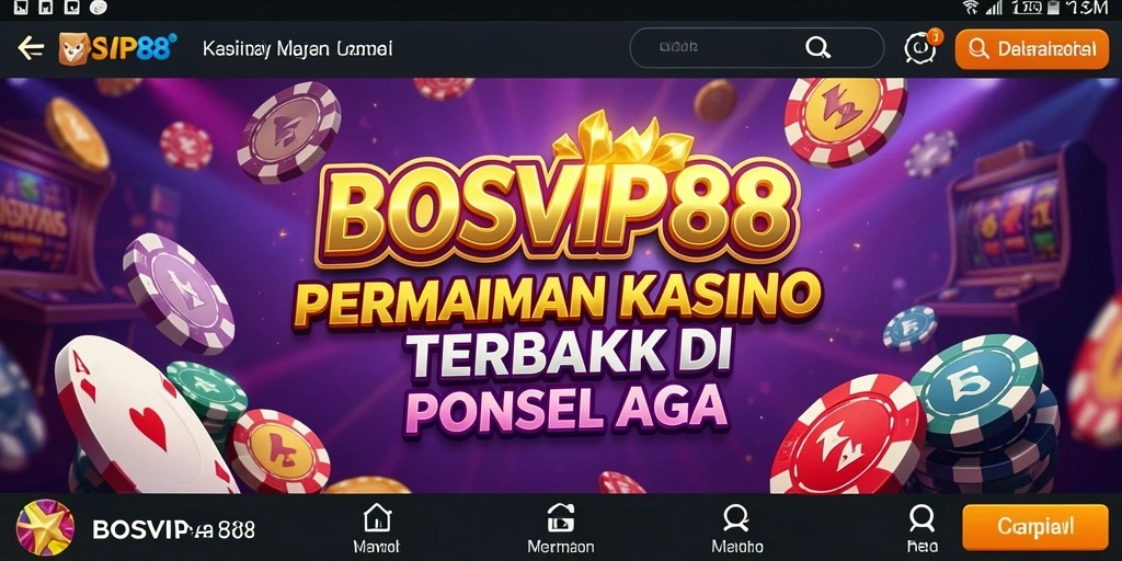 Tampilan gameplay menarik di aplikasi Kasino BOSVIP88.