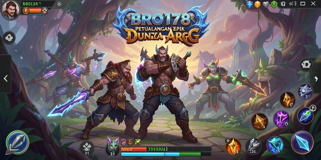 Screenshot menampilkan aksi pertarungan mendebarkan di BRO178.