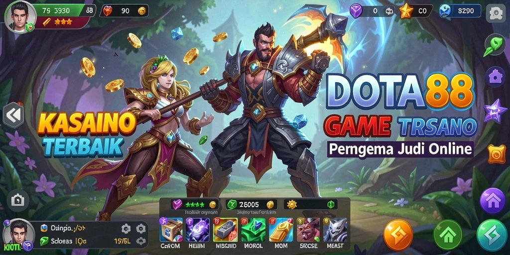 Tampilan gameplay DOTA88 yang menarik dan penuh warna.