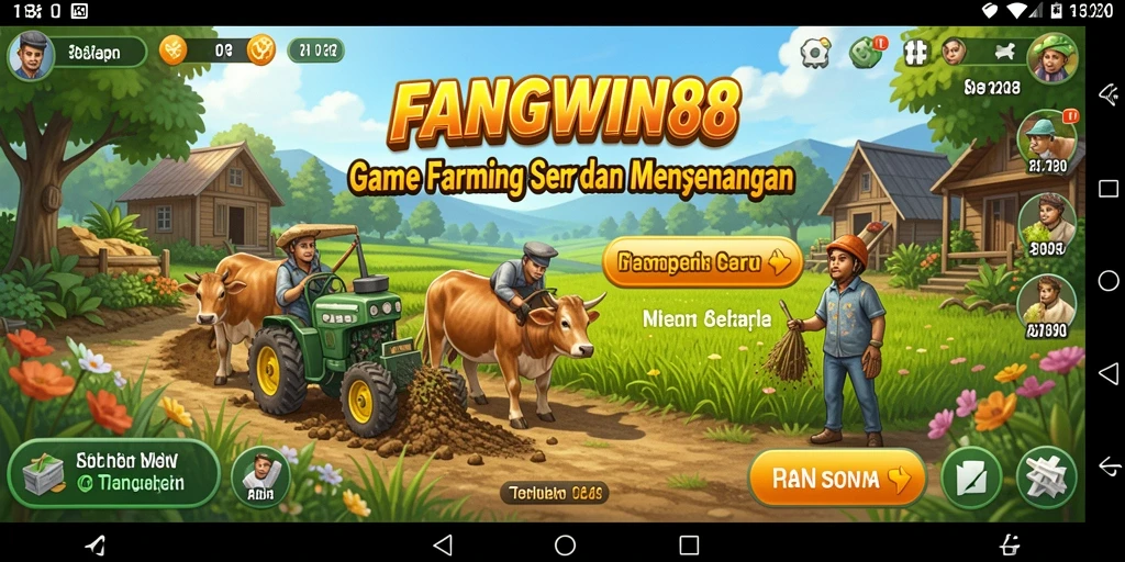 Tampilan gameplay FANGWIN88 yang penuh warna dan menarik.