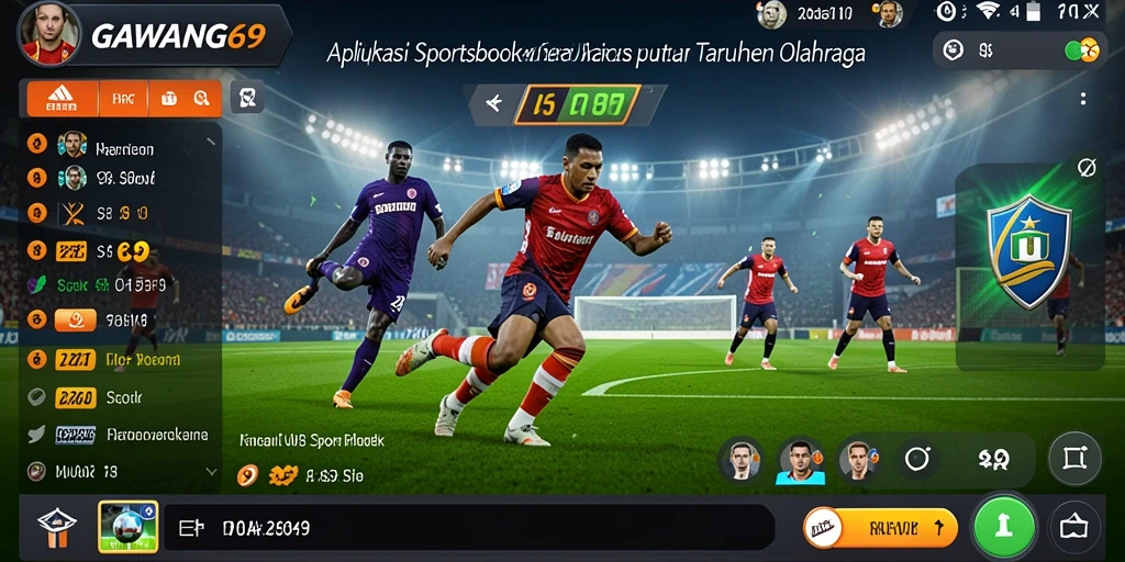 Tampilan utama GAWANG69 dengan berbagai pilihan taruhan olahraga.