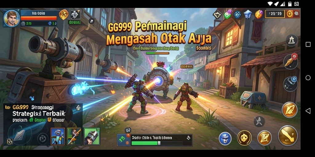 Screenshot gameplay GG99 menampilkan aksi strategi yang mendebarkan.