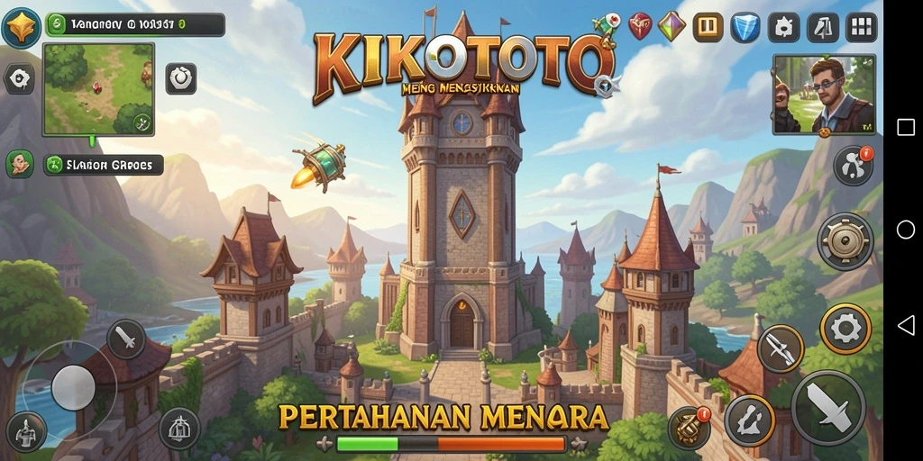 Tampilan grafik menawan dari gameplay KIKOTOTO.