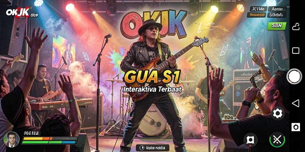 Gameplay menarik OKJK dengan musik interaktif.