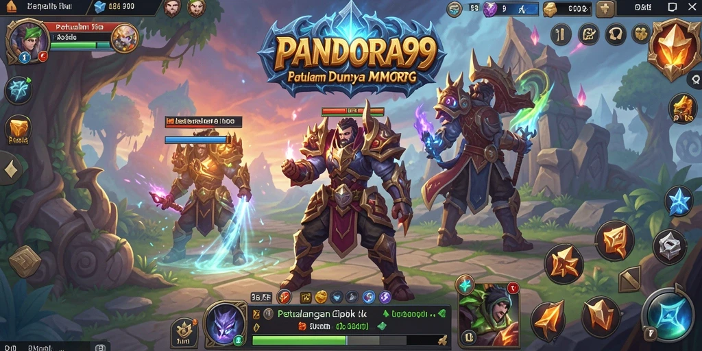 Gameplay menarik PANDORA99 dalam dunia MMORPG.