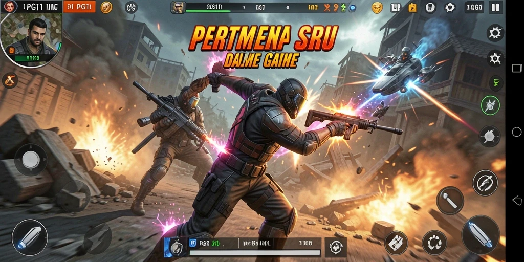 Tampilan gameplay PG11 yang seru dan adiktif di dunia Action.