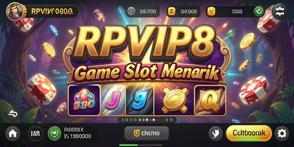 Screenshot gameplay RPVIP8 menampilkan keseruan bermain Slot.
