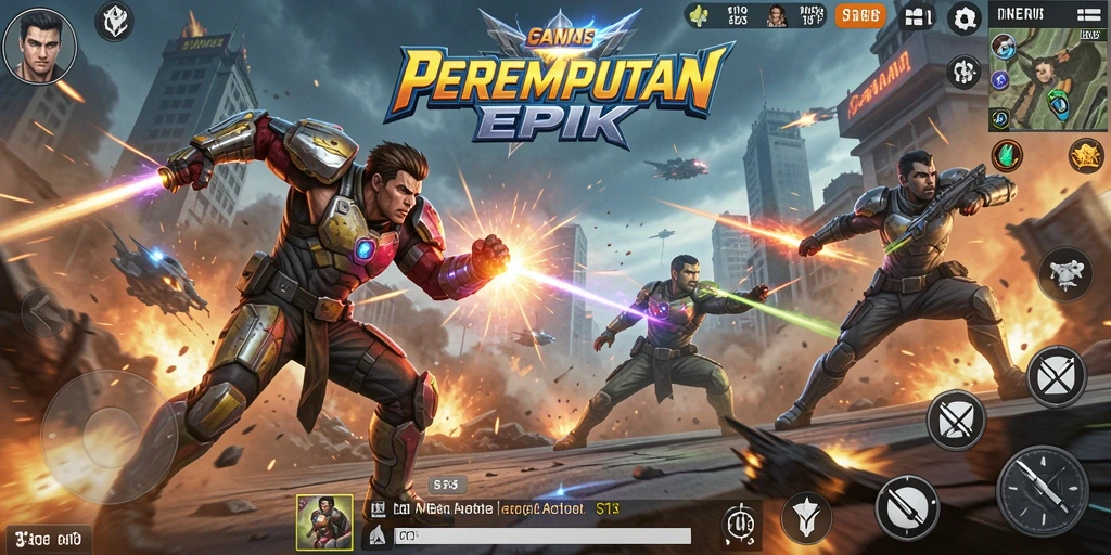 Tampilan gameplay seru dengan aksi penuh adrenalin dalam S13.