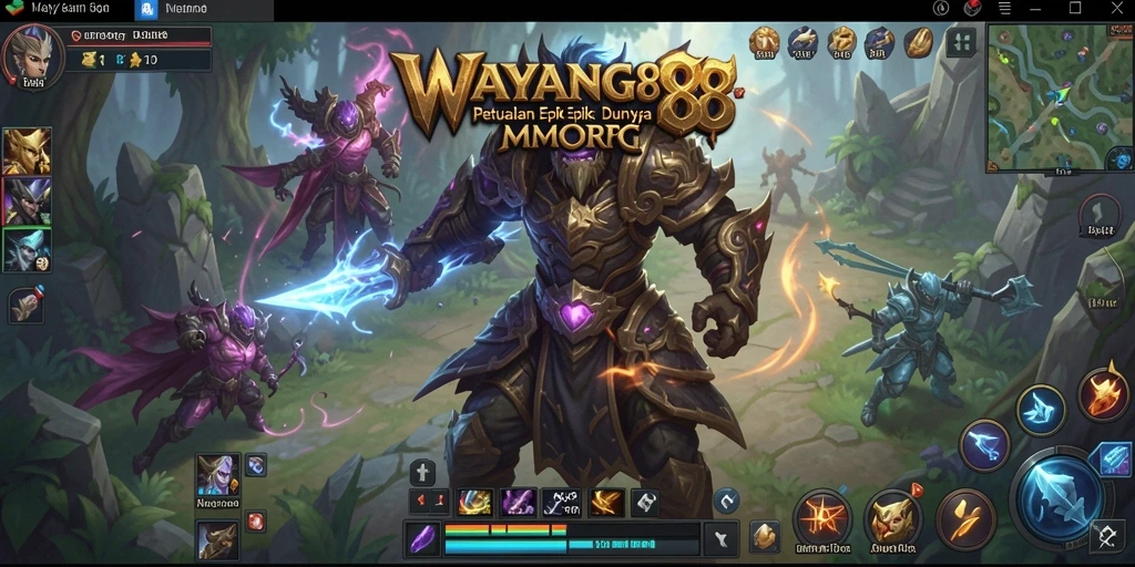 Tampilan gameplay seru dalam dunia WAYANG88 yang penuh petualangan.