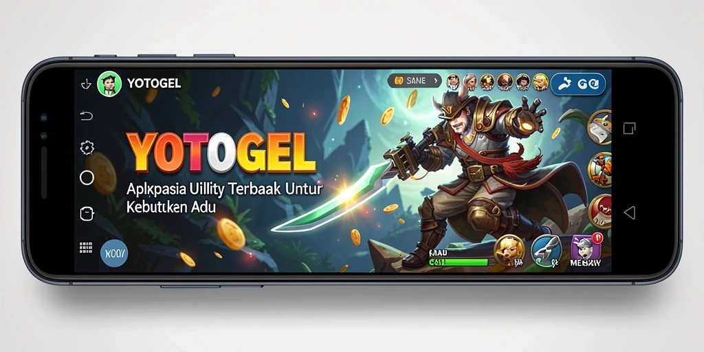Screenshot YOTOGEL menampilkan antarmuka aplikasi yang intuitif.
